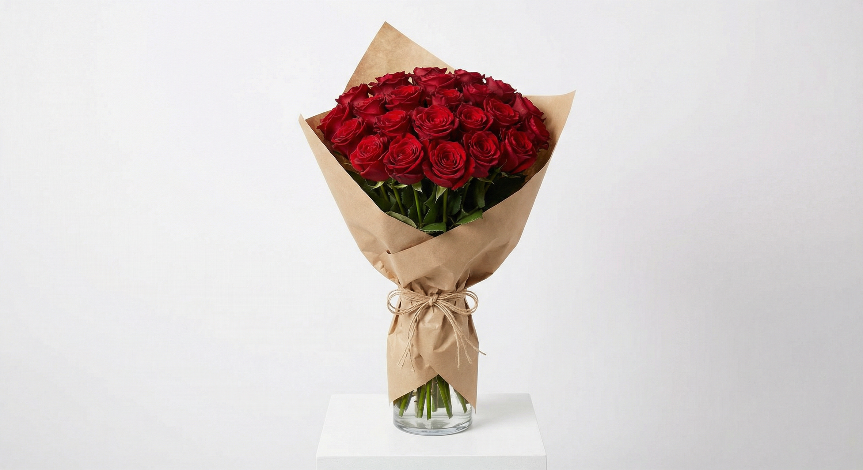 Классика — 25 красных роз