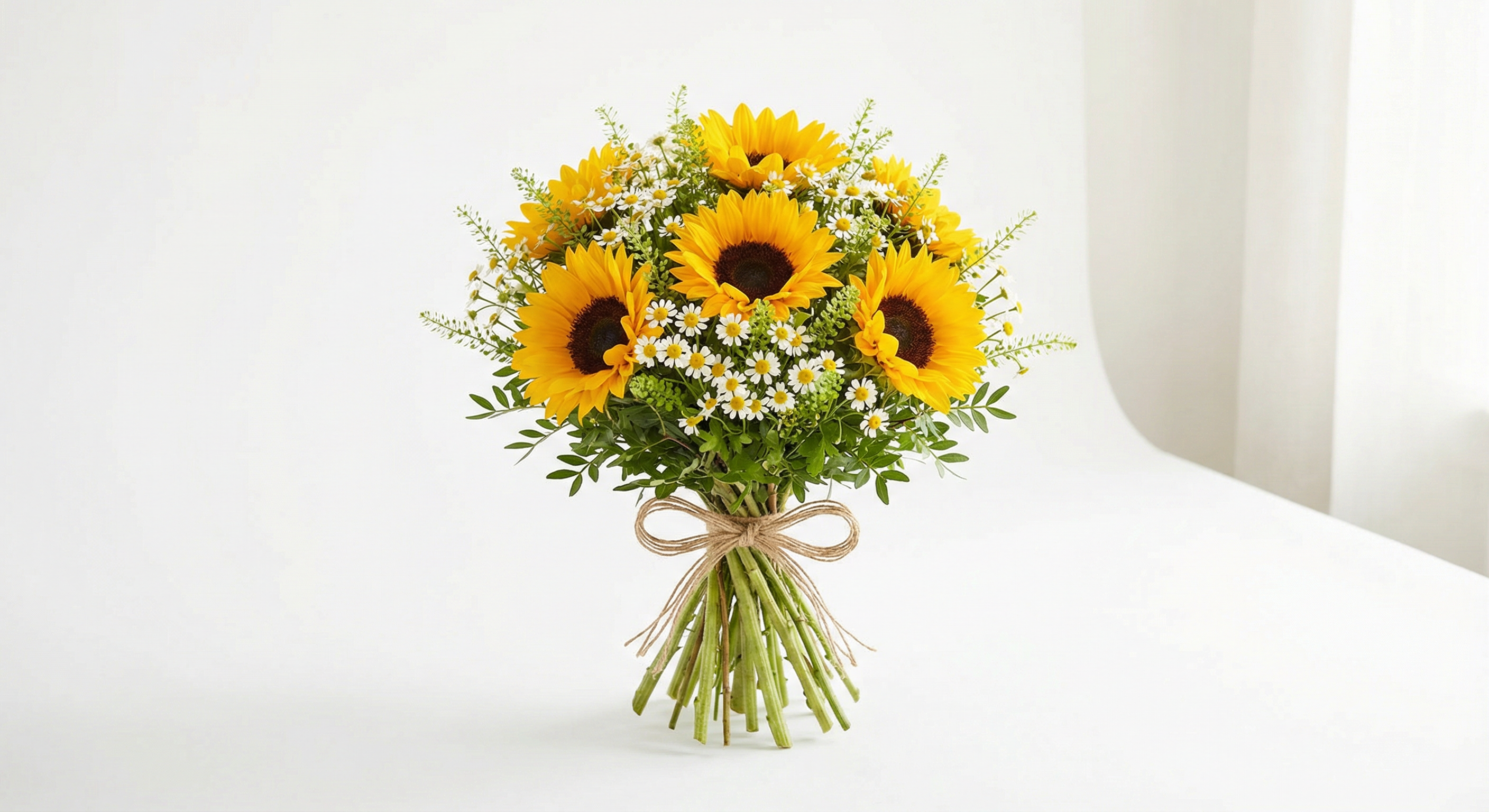 Летнее настроение — подсолнухи и ромашки